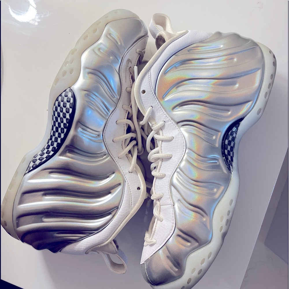 Women’s Metallic Nike Foamposite.